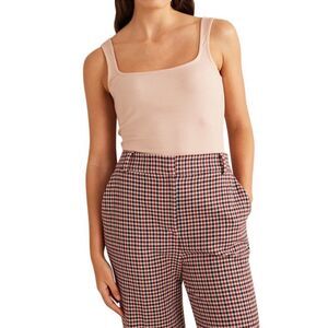 NWT. Boden Soft Ribbed Square neck Tank Top. Size XL.